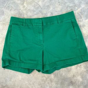 J. Crew Green Chino Size 8 Shorts